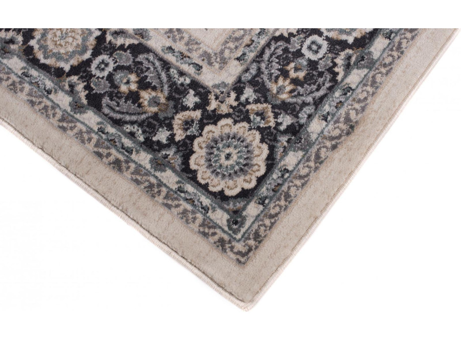 Kusový koberec COLORADO Rim - biely/modrý, 120x170 cm