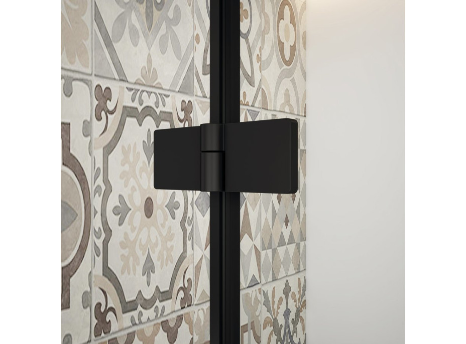 Gelco TRINITY BLACK obdĺžnikový sprchovací kút 1000x900mm, číre sklo, pravé GT5690-10CR-B