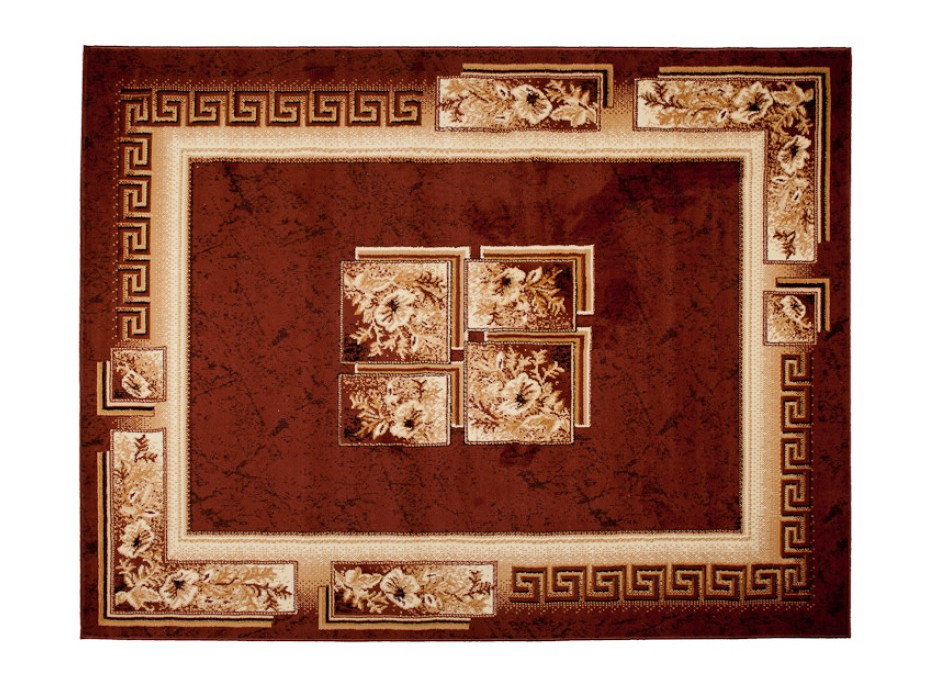 Kusový koberec ATLAS quatro - hnedý/béžový, 180x250 cm