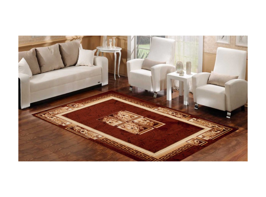 Kusový koberec ATLAS quatro - hnedý/béžový, 180x250 cm