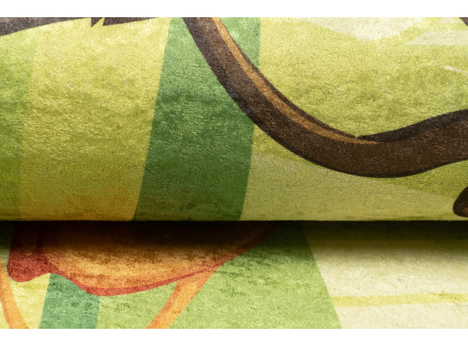 Detský koberec EMMA - Zvieratká v džungli, 80x150 cm