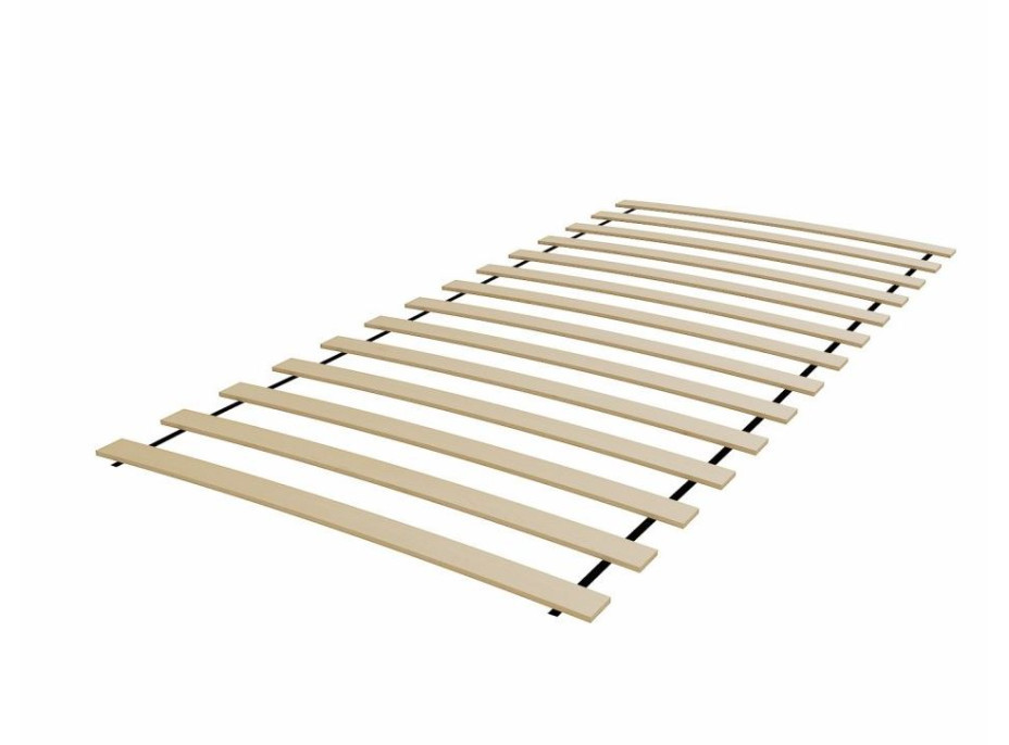 Detská vyvýšená posteľ z masívu borovice VESPER - 200x90 cm - prírodná borovica/biela