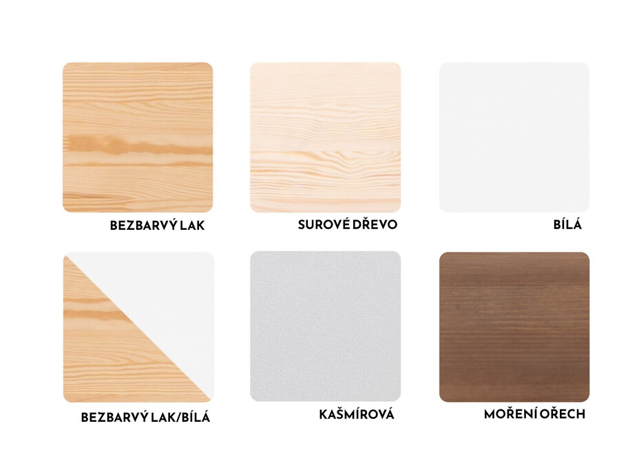 Detská domčeková Montessori posteľ z masívu borovice LUNA S - 200x90 cm