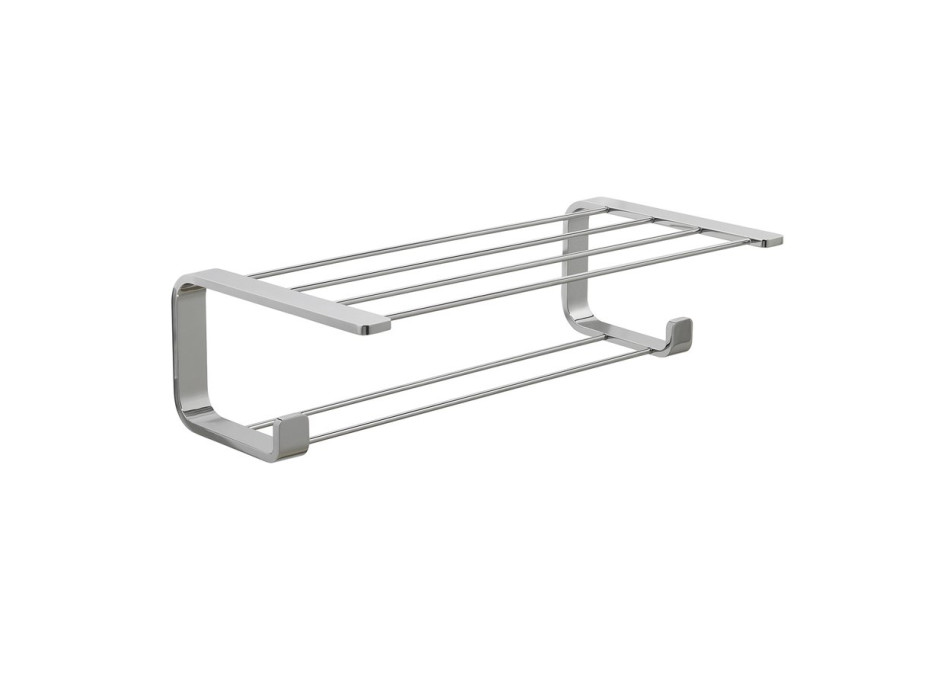 Gedy OUTLINE polica na uteráky s hrazdou, chróm 323513