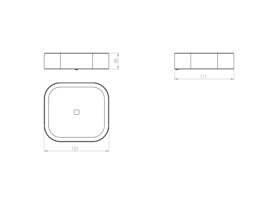 Gedy OUTLINE mydlenka, chróm 321213