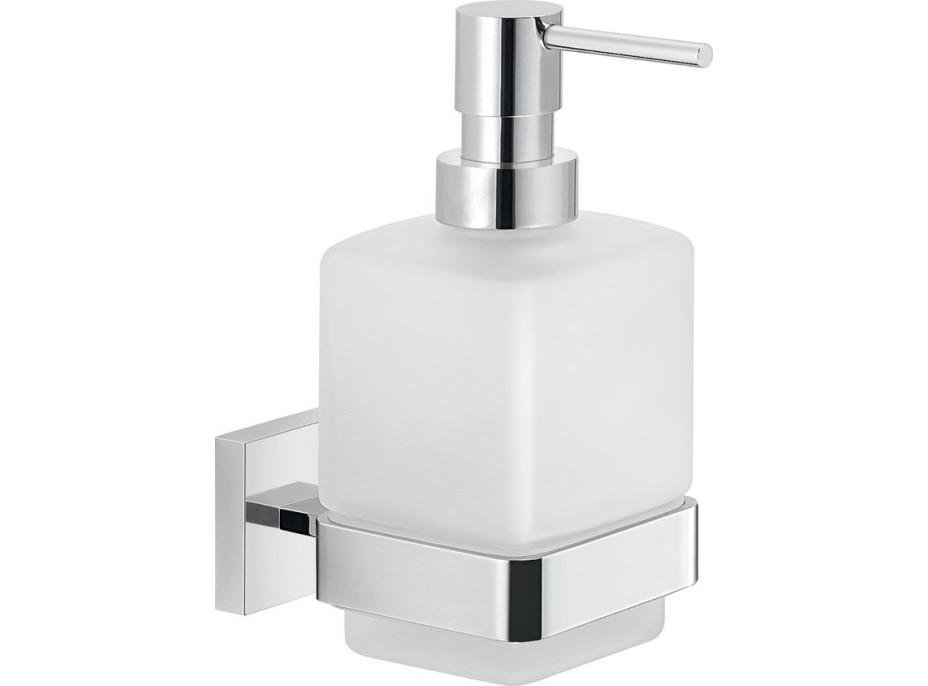 Gedy ELBA dávkovač mydla, mliečne sklo, chróm A08113