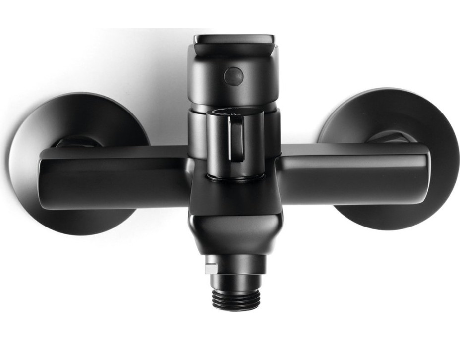 Aqualine SINTRA nástenná vaňová batéria, čierna mat SX010B