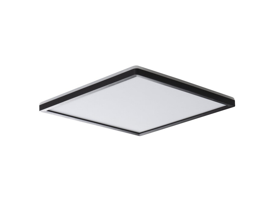 KANLUX AZPO stropné LED svietidlo, 420x420mm, 22W, 3000/4000/6000K, IP54, čierna mat 31535