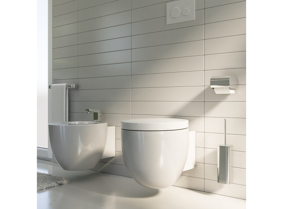 Gedy OUTLINE držiak toaletného papiera s krytom, chróm 322513