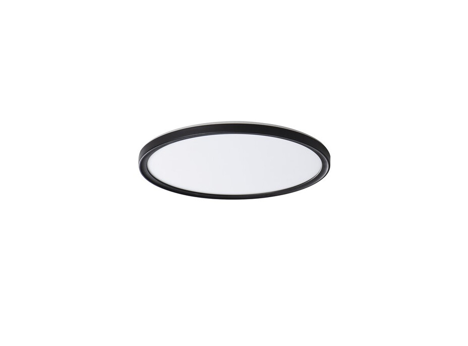 KANLUX AZPO stropné LED svietidlo, ø 225mm, 11, 8W, 3000/4000/6000K, IP54, čierna mat 31513