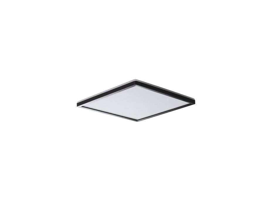 KANLUX AZPO stropné LED svietidlo, 225x225mm, 12, 3W, 3000/4000/6000K, IP54, čierna mat 31531
