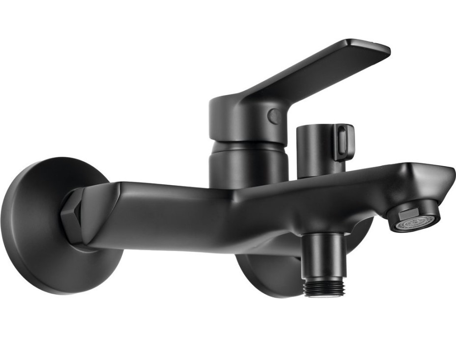 Aqualine SINTRA nástenná vaňová batéria, čierna mat SX010B