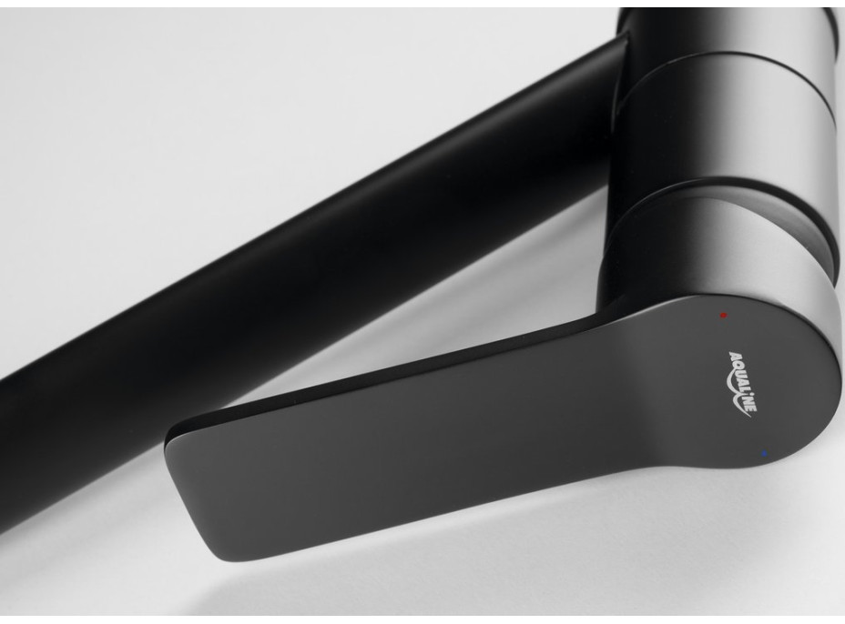 Aqualine SINTRA stojanková drezová batéria, čierna mat SX070B