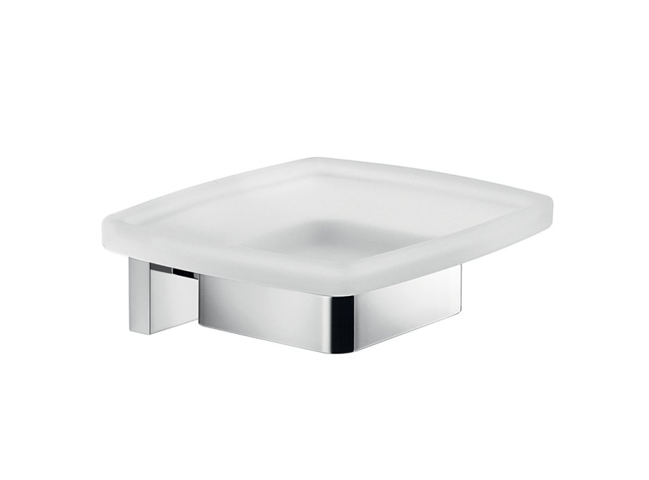 Gedy ELBA mydlenka, mliečne sklo, chróm A01113