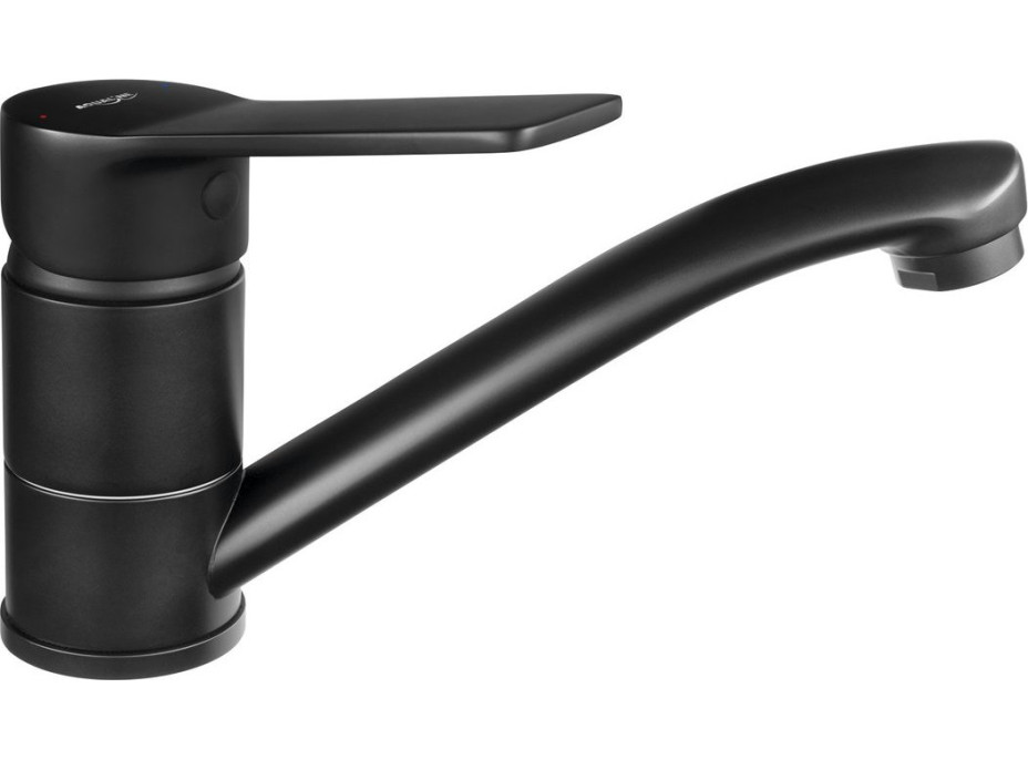Aqualine SINTRA umývadlová batéria s otočnou hubicou, čierna mat SX001B