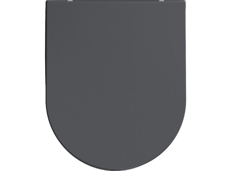 Isvea INFINITY WC sedadlo, SLIM, Soft Close, Easy Take, antracit 40KF0522I
