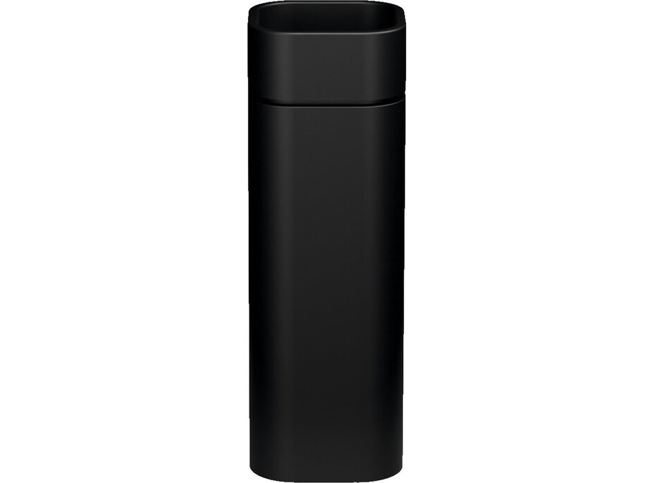 Kerasan HAKO keramické umývadlo k stene, 30x88, 5x30cm, čierna mat 554331-1