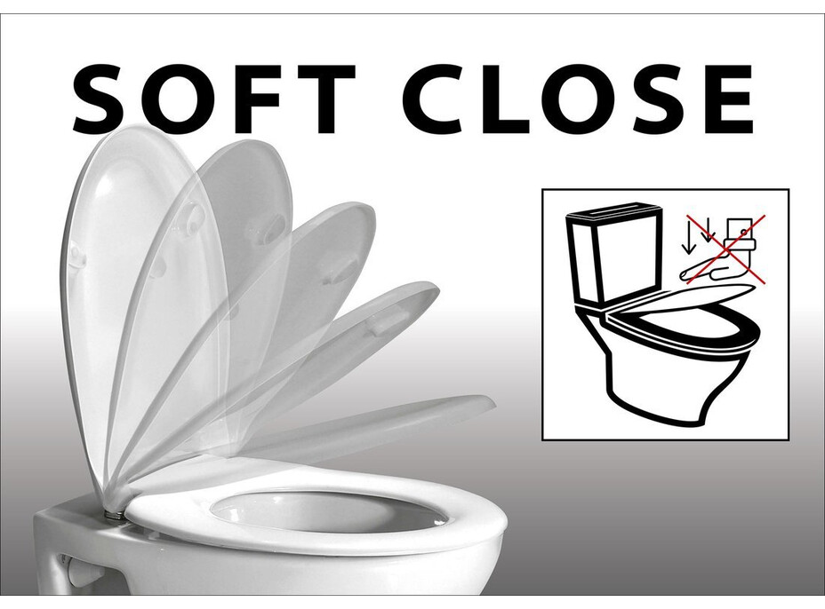 Isvea INFINITY WC sedadlo, SLIM, Soft Close, Easy Take, antracit 40KF0522I