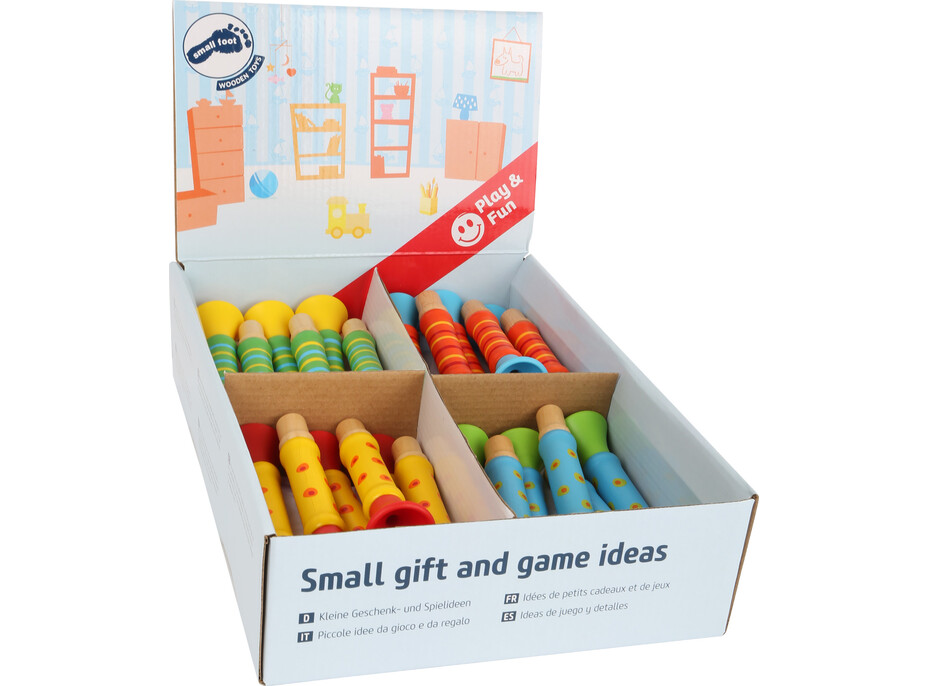 small foot Displej drevená trúbka 24 ks