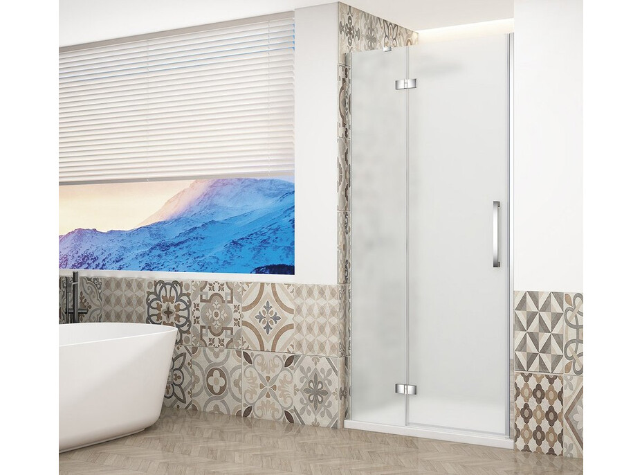 Gelco TRINITY CHROME sprchové dvere do niky 1000mm, matné sklo, ľavé GT1210ML-CH