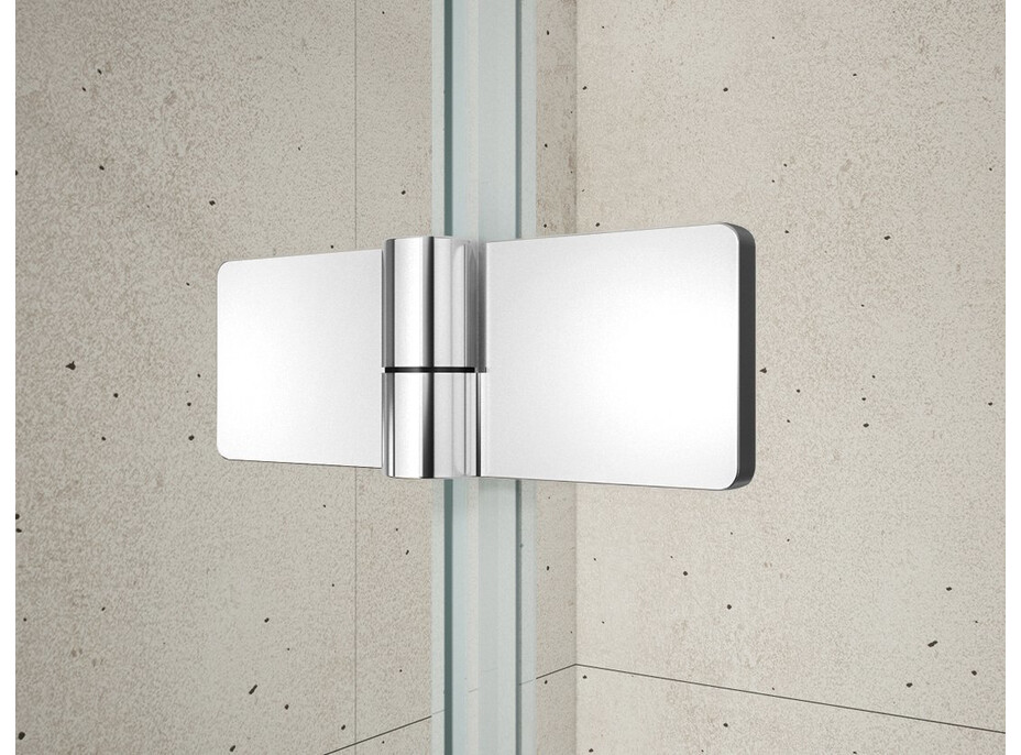 Gelco TRINITY CHROME obdĺžnikový sprchovací kút 800x900mm, číre sklo, pravé GT5690-80CR-CH