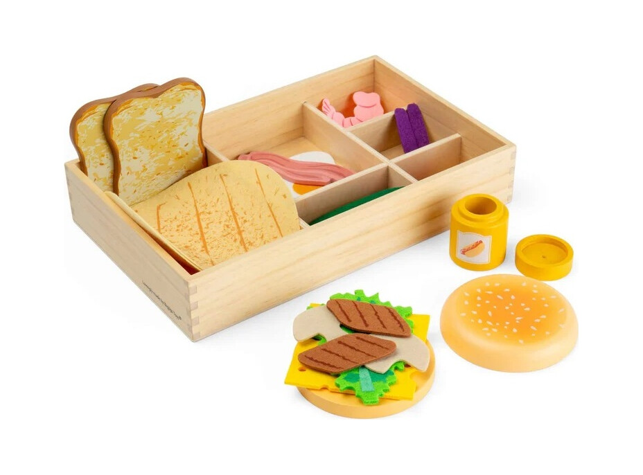 Bigjigs Toys Sada lahôdok v krabičke