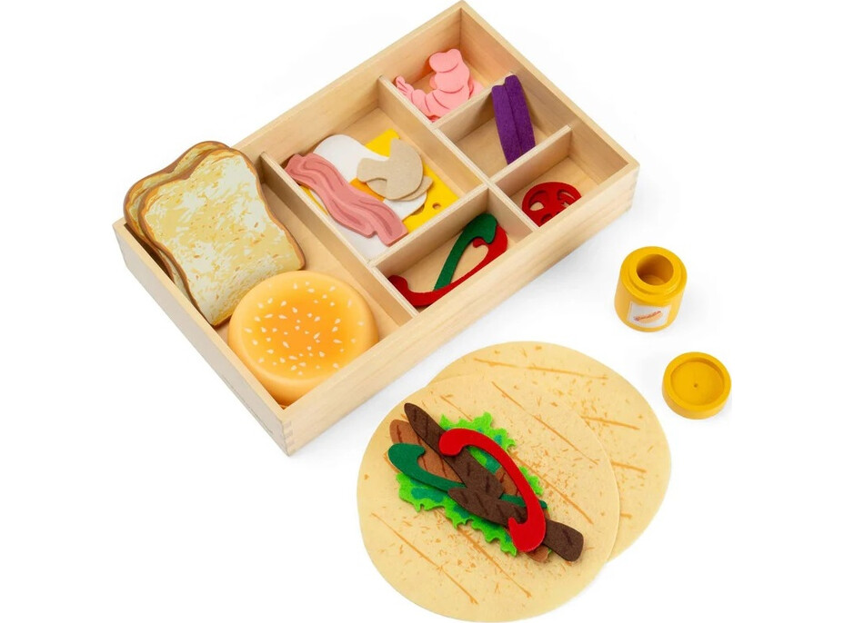 Bigjigs Toys Sada lahôdok v krabičke