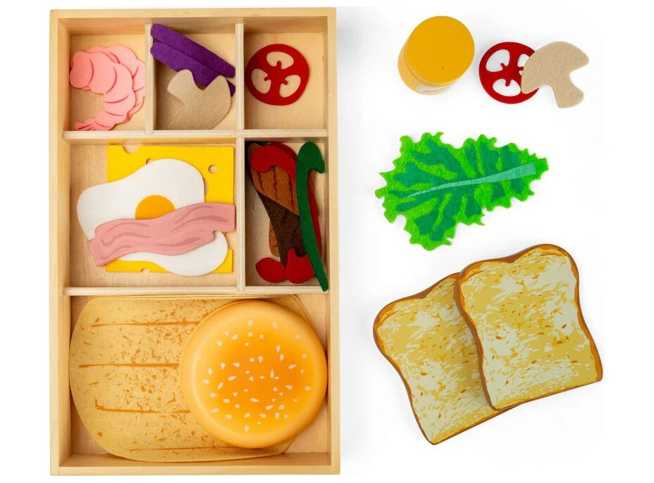 Bigjigs Toys Sada lahôdok v krabičke