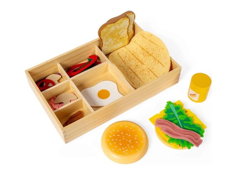 Bigjigs Toys Sada lahôdok v krabičke