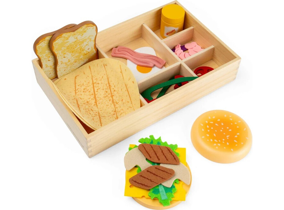 Bigjigs Toys Sada lahôdok v krabičke