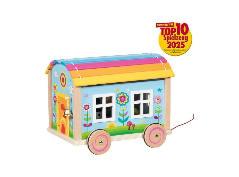 Goki Drevený karavan pre bábiky