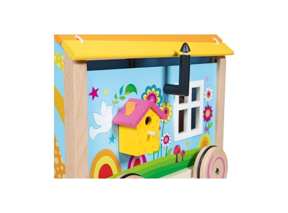 Goki Drevený karavan pre bábiky