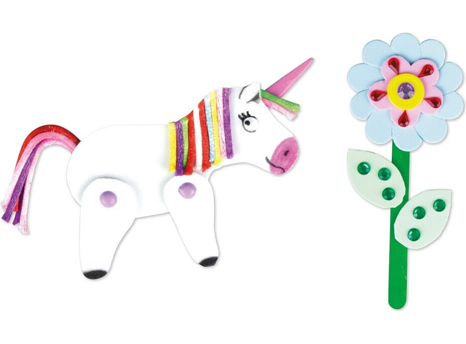 Lena Kreatívny kufrík pre malých domácich majstrov ružový 800 ks