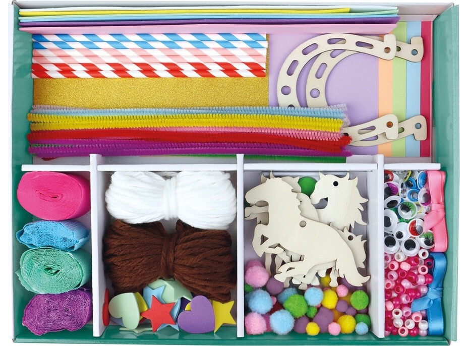 Lena Kreatívny kufrík pre malých domácich majstrov Kone 400 ks