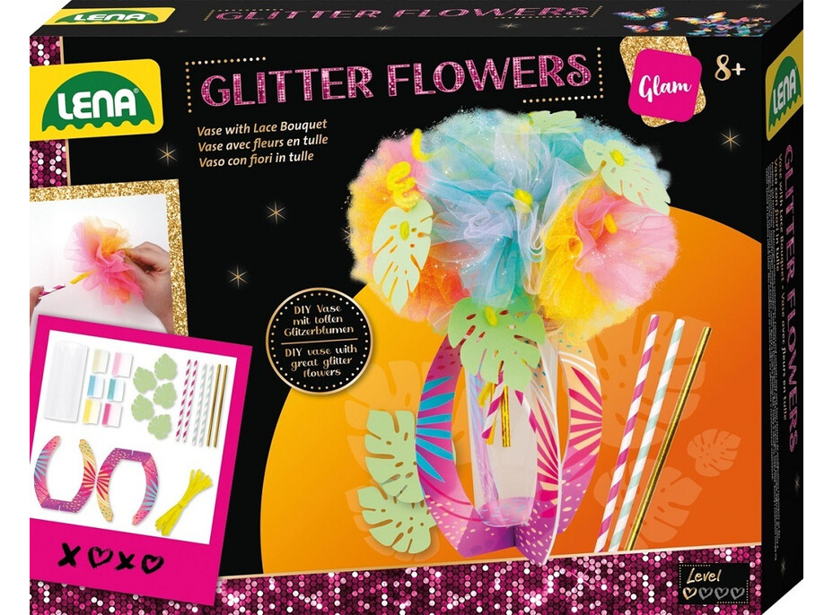 Lena Kreatívna sada Trblietavé kvety