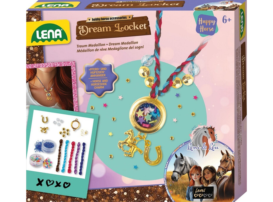 Lena Medailónik snov Šťastný kôň