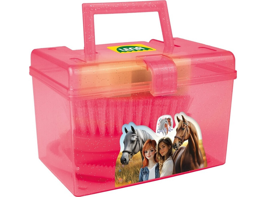 Lena Sada starostlivosti o kone v boxe