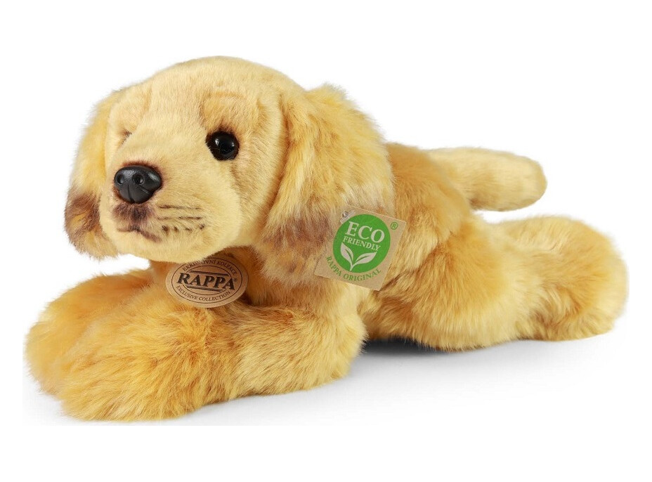 Rappa Plyšový pes retriever 30 cm ECO-FRIENDLY