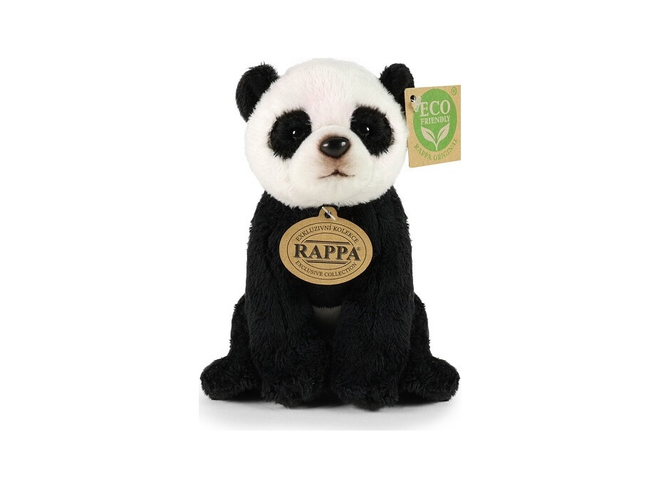 Rappa Plyšová panda sediaca 15 cm ECO-FRIENDLY