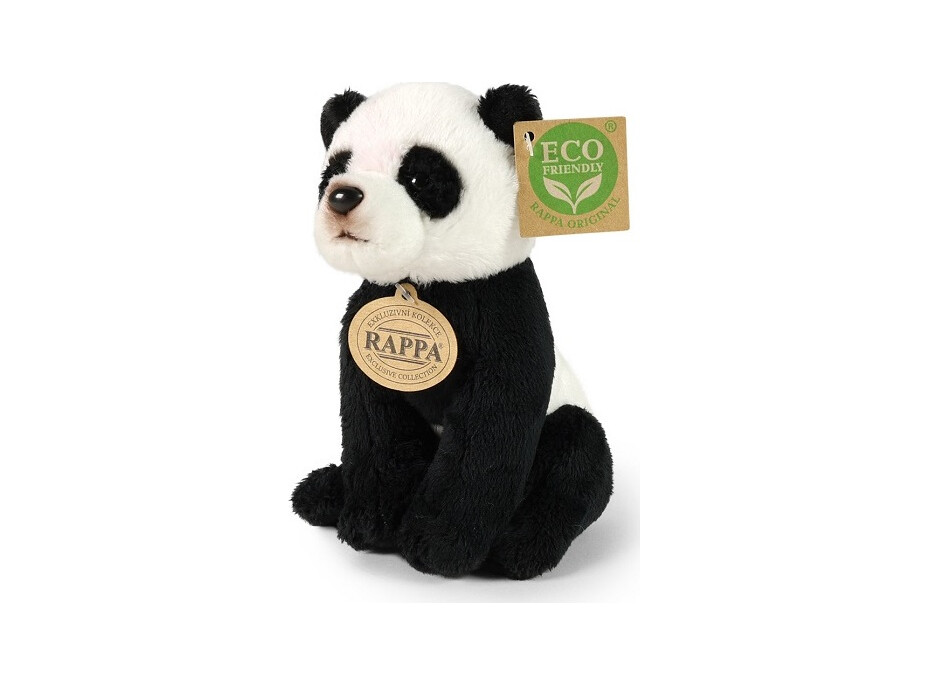 Rappa Plyšová panda sediaca 15 cm ECO-FRIENDLY