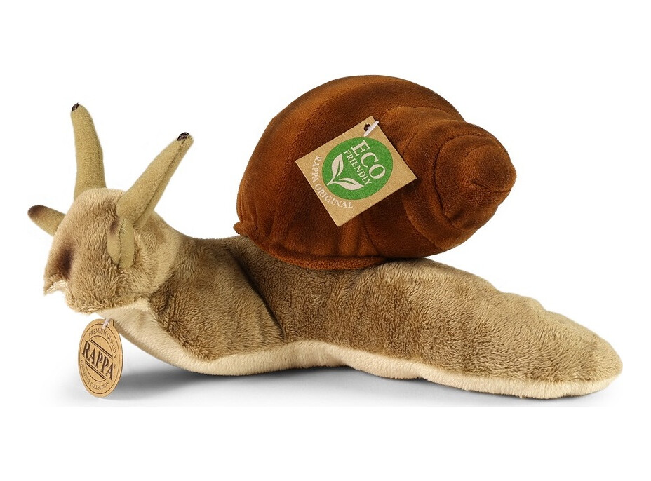 Rappa Plyšový slimák 24 cm ECO-FRIENDLY