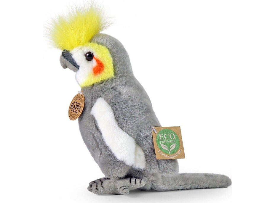 Rappa Plyšový papagáj korela chocholatá 18 cm ECO-FRIENDLY
