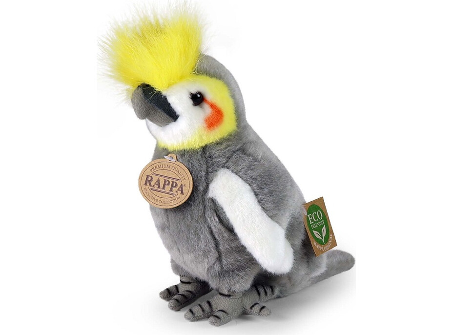 Rappa Plyšový papagáj korela chocholatá 18 cm ECO-FRIENDLY