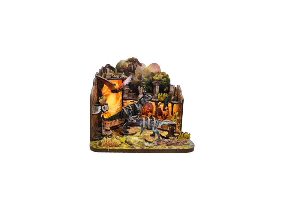 2Kids Toys Miniatúra domčeka Dinosaurie hrad