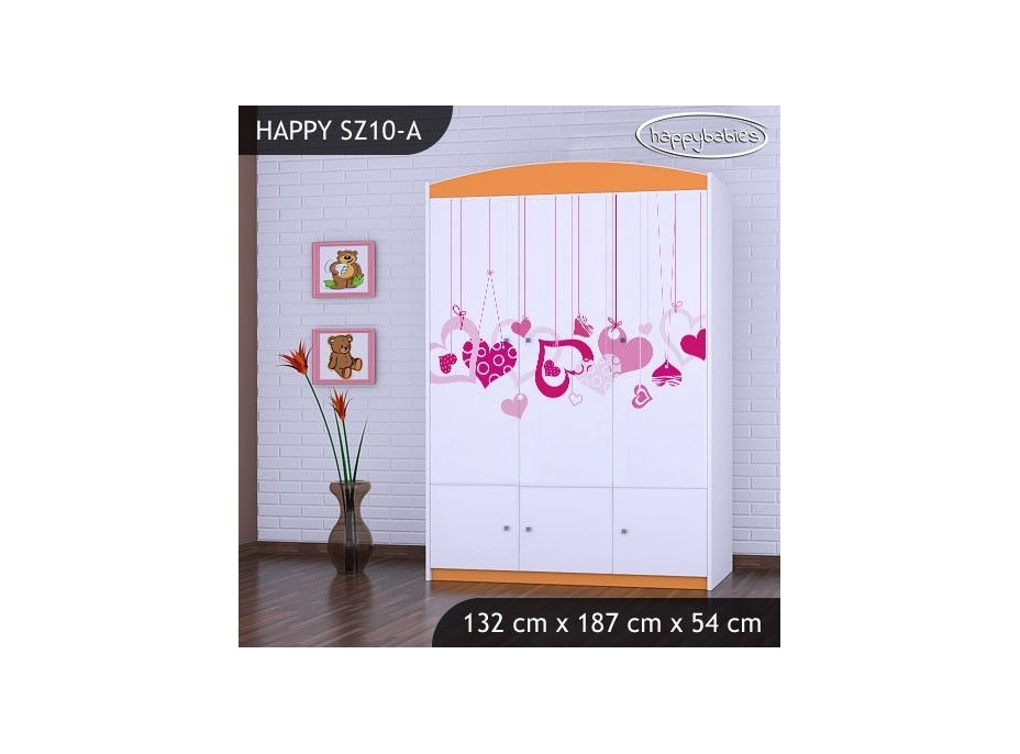 Detská skriňa FALL IN LOVE - TYP 10