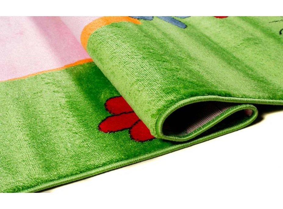 Detský koberec Zeleni CHROBÁČIKY