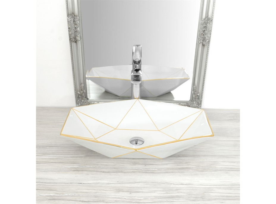 Keramické umývadlo VEGA gold