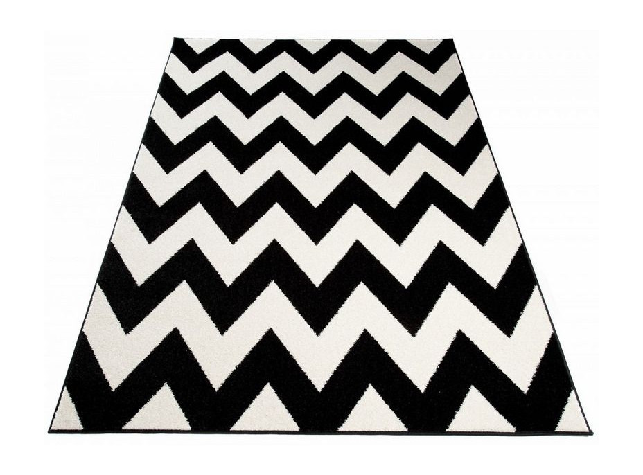 Kusový koberec Maroko - 891 - černo-bílý