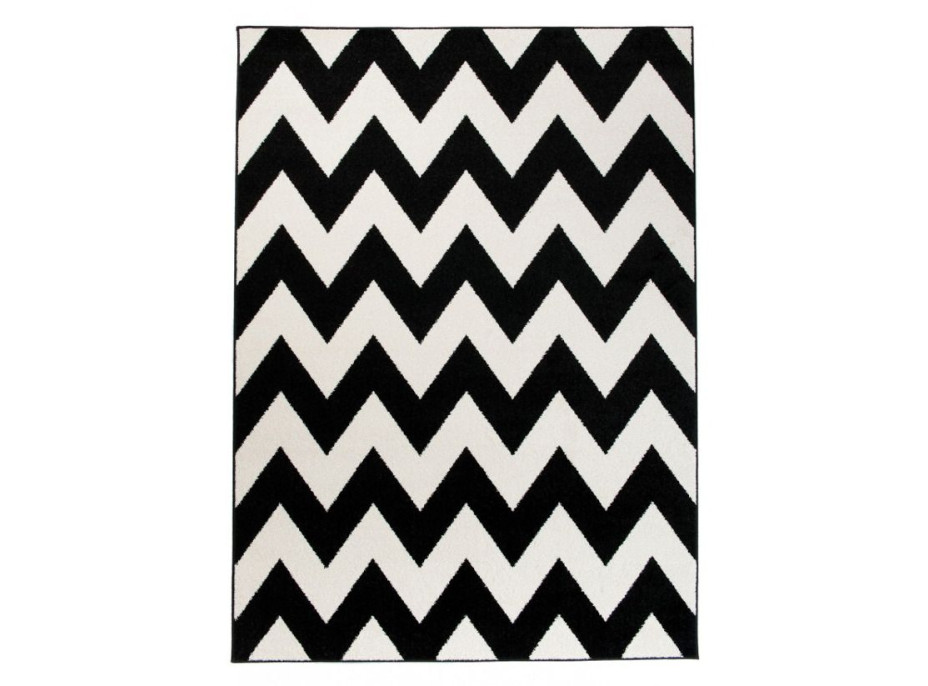 Kusový koberec Maroko - 891 - černo-bílý