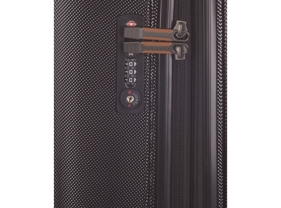 Moderné cestovné kufre STOCKHOLM - čierne